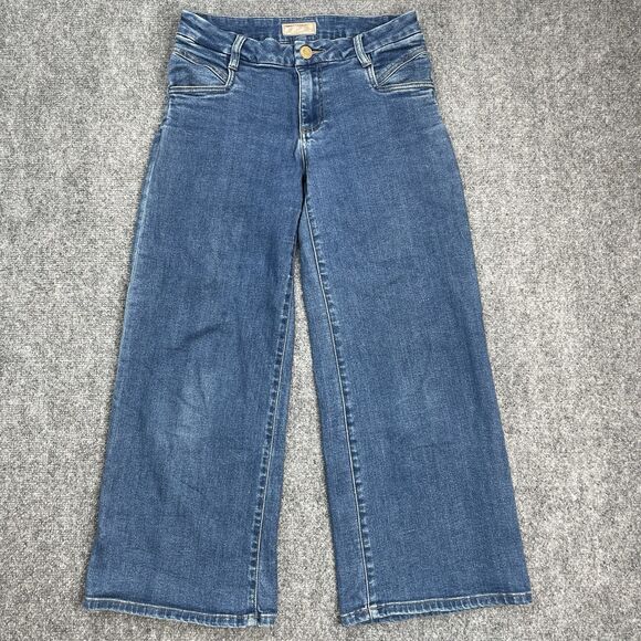 KUT from the Kloth Denim - Kut From The Cloth Meg Mid Rise Fab Ab Wide Leg Jeans Womens Size 4 Stretch